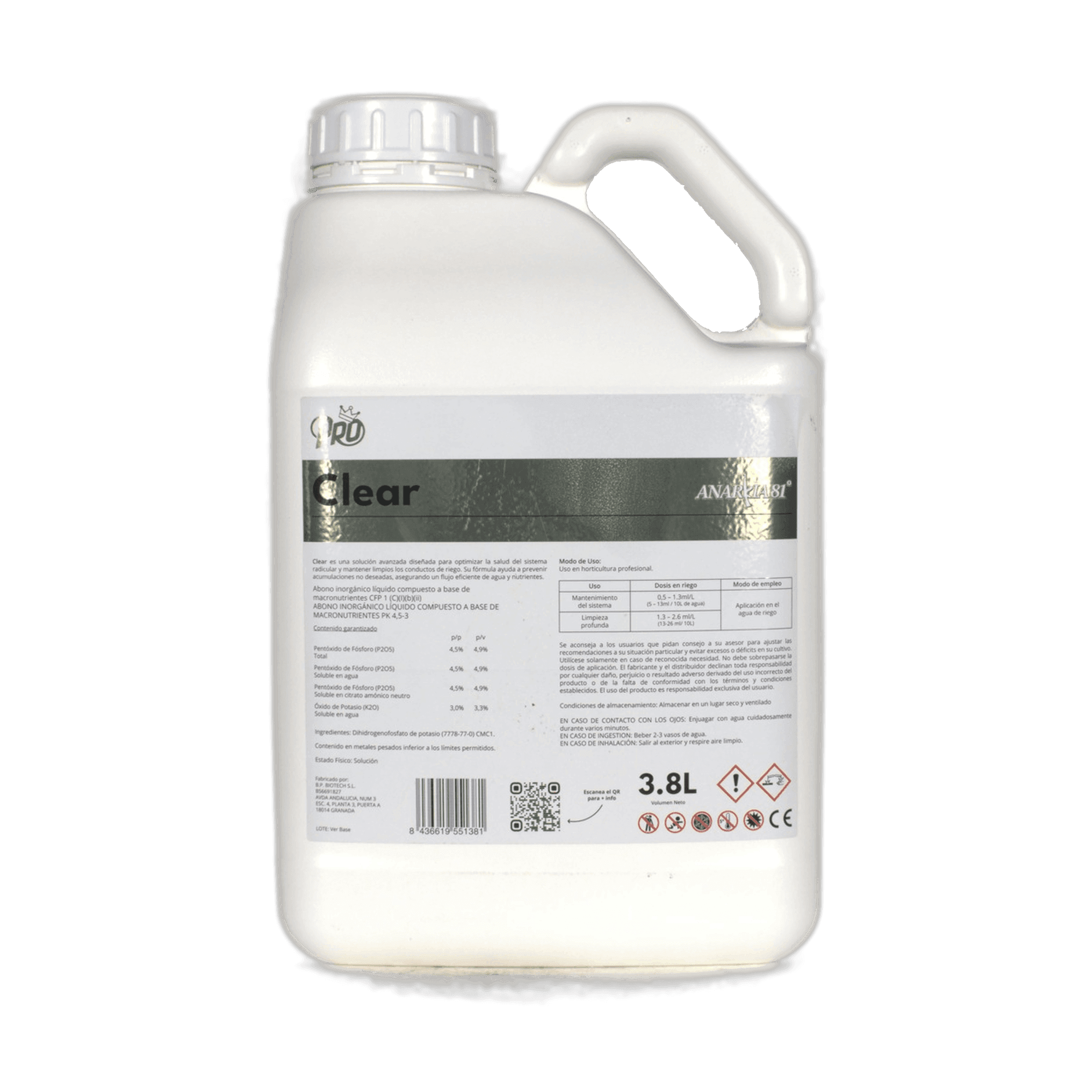 CLEAR Anarkia81 — 3,8 L 2