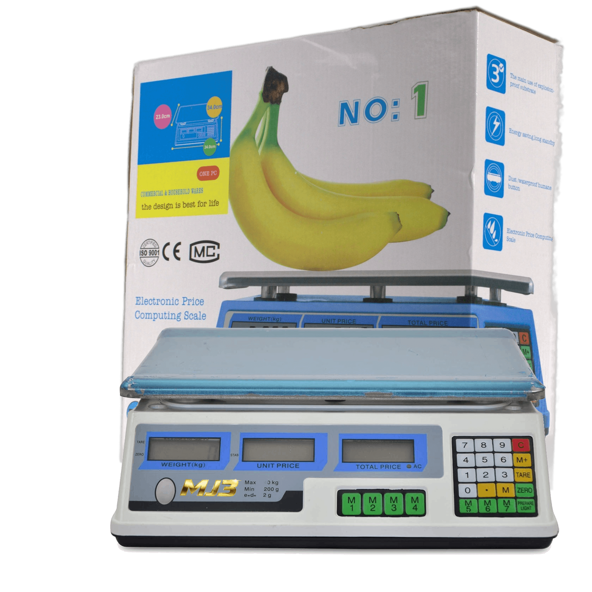 Balanza digital MJ3 — 30 kg