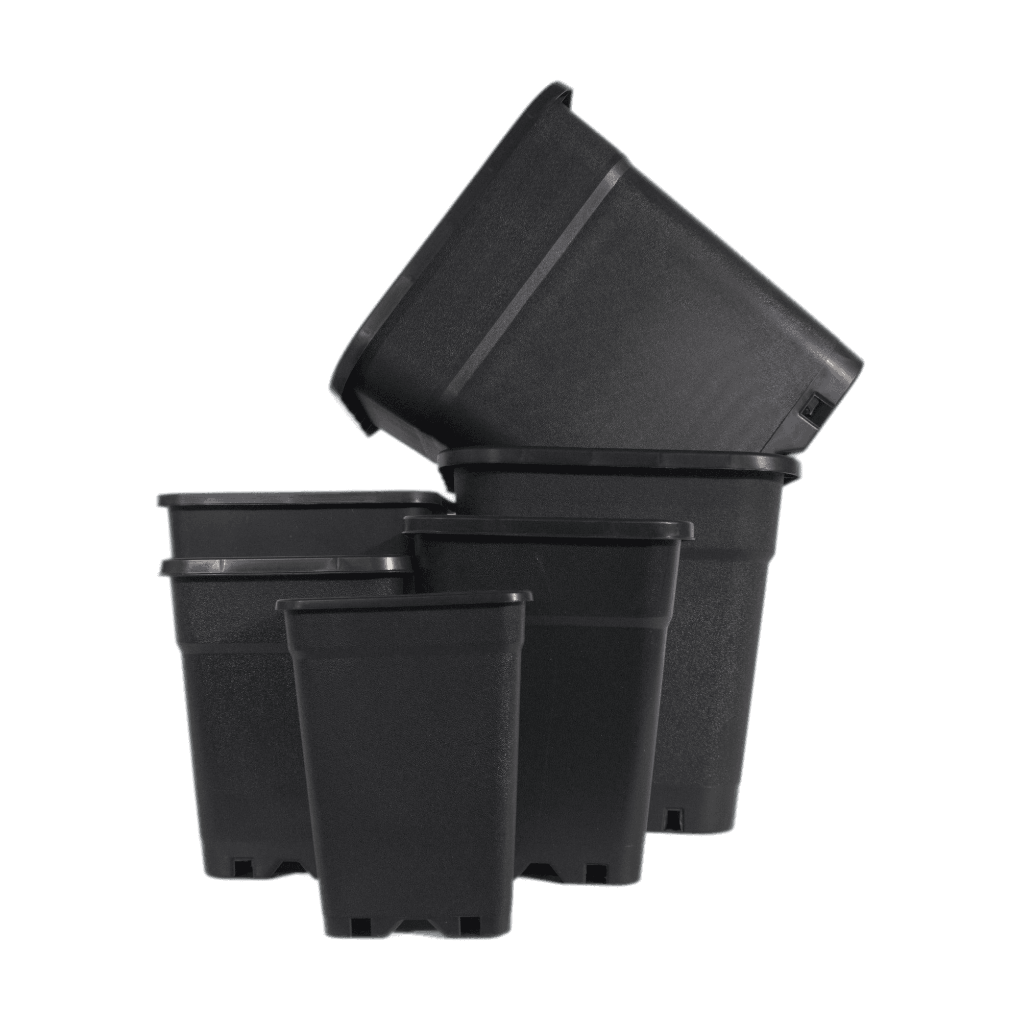 Classic black square pot MJ3 — 18 liters