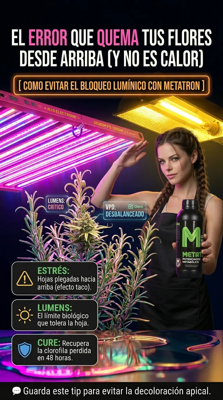 Cómo evitar el estrés lumínico en tu cultivo indoor: errores comunes con LEDs y sodio