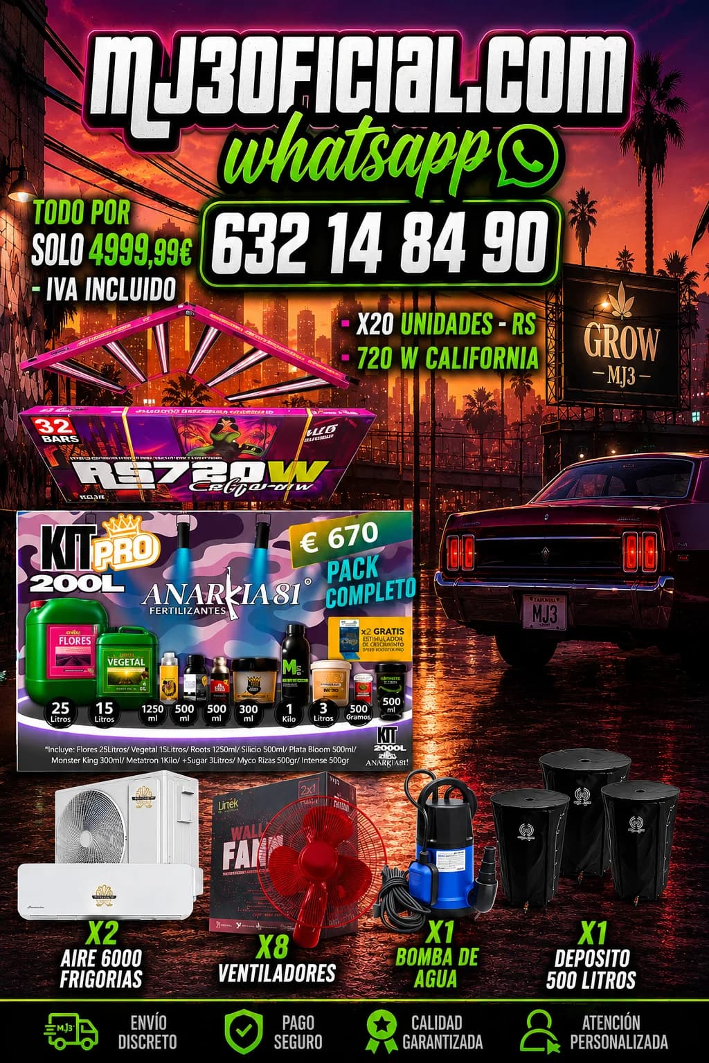 Pack XL RS 720W California